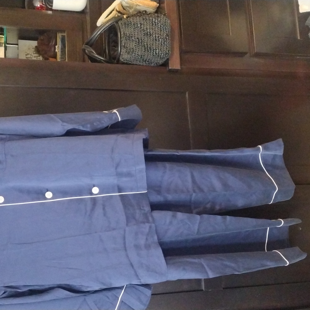 Ralph Lauren Polo silk pajamas xl - Picture 2 of 6